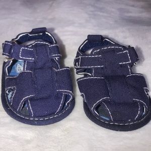 ABG blue infant shoes